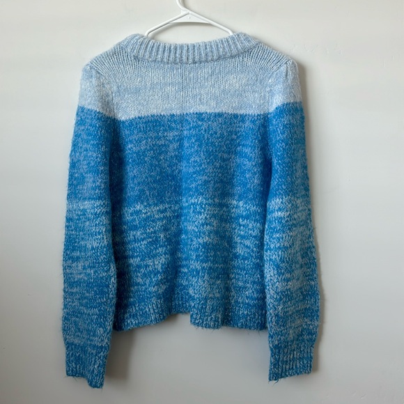 1. STATE layered blue sweater SIZE: XS - Picture 3 of 3